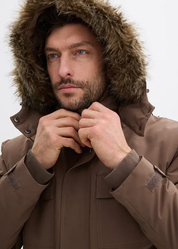 Lange gewatteerde parka, bonprix