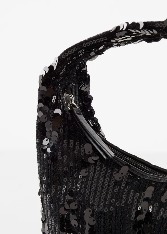 Kleine handtas met pailletten, bonprix