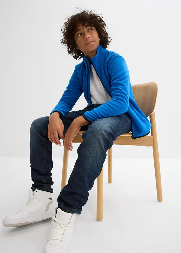 Fleece vest met opstaande kraag (set van 2), bonprix