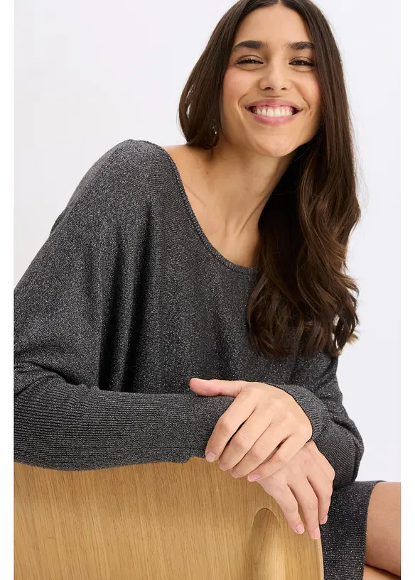Gebreide jurk van soepele viscose, bonprix