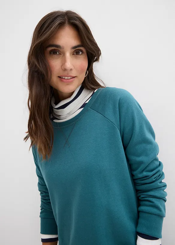 Sweatjurk van zacht frotté, bonprix