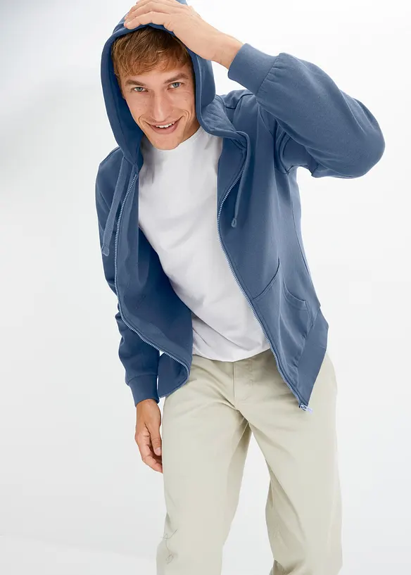 Hoodie met ritssluiting, bonprix