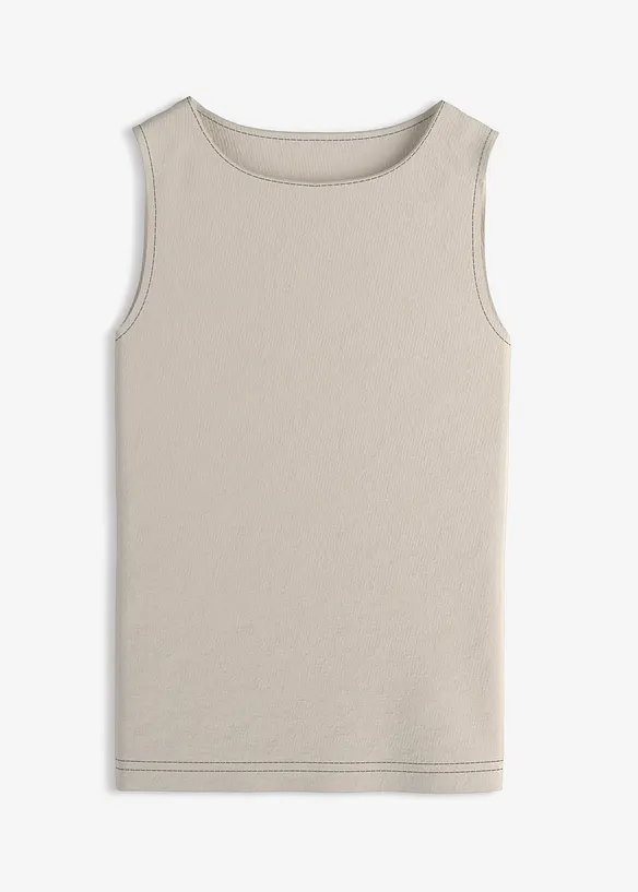 Top van puur biologisch katoen ( set van 3), bonprix