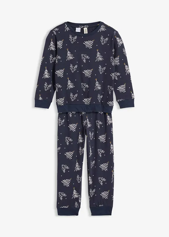 Pyjama van puur biologisch katoen (2-dlg. set), bonprix