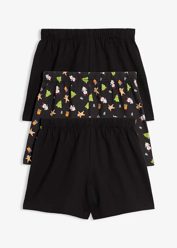 Wijde boxershort van katoen (set van 3), bonprix
