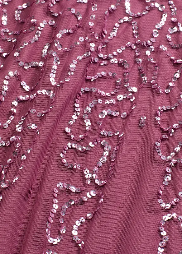 Maxi jurk met pailletten, bonprix