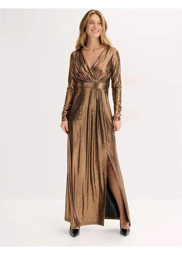 Avondjurk van fijne jersey met glans, bonprix