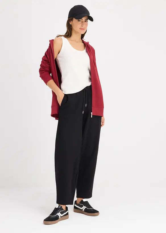 Lang sweatvest, bonprix