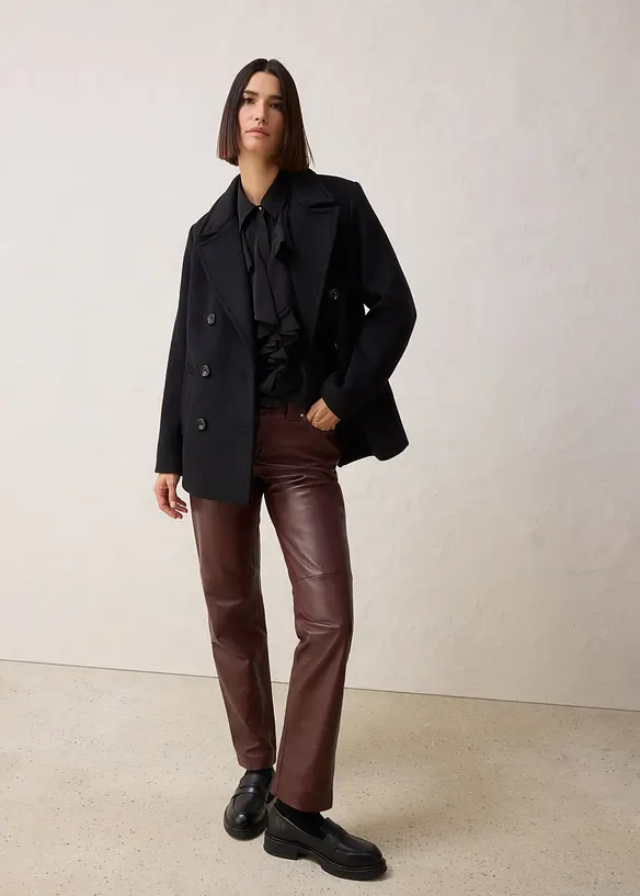 Blouse met zijde, bonprix