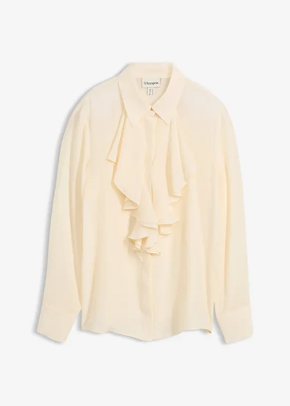 Blouse met zijde, bonprix