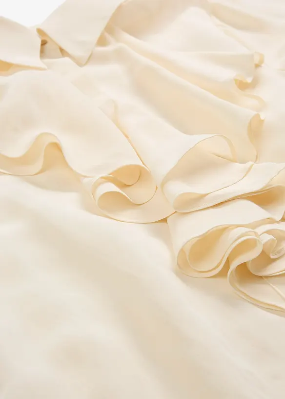 Blouse met zijde, bonprix