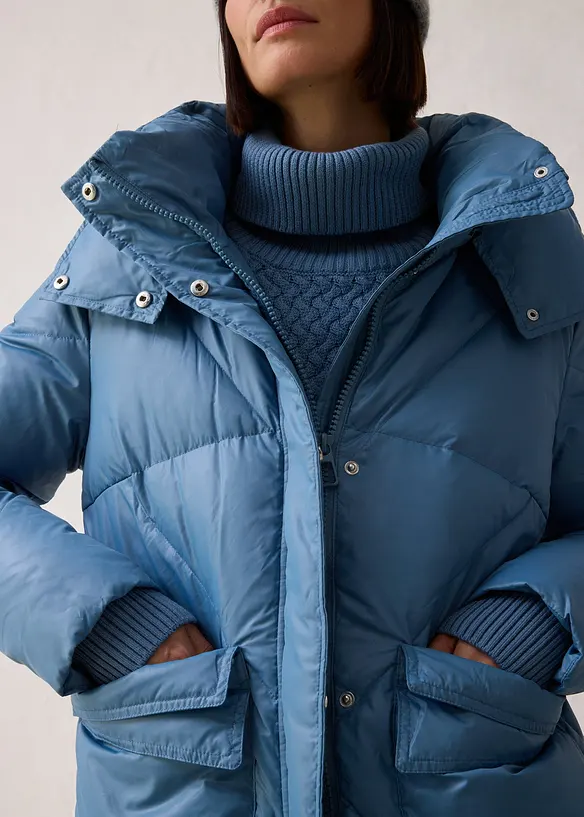 Lange donsjas met gerecycled dons, waterafstotend, bonprix