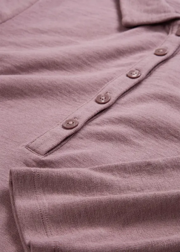 Poloshirt met wol, bonprix