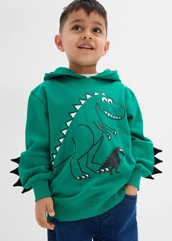 Hoodie met dinoprint, bonprix