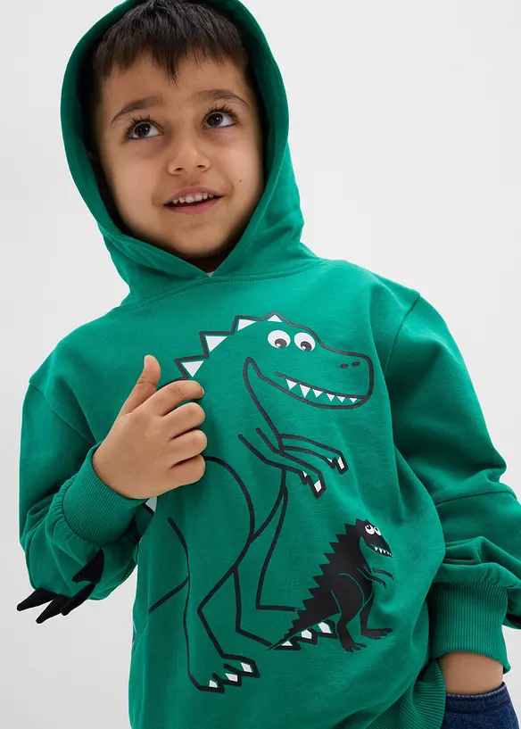 Hoodie met dinoprint, bonprix