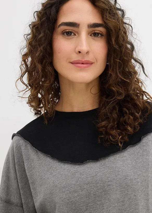 Sweater in een zachte katoenmix, bonprix