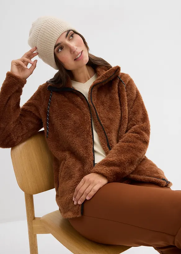 Teddy fleece vest, bonprix