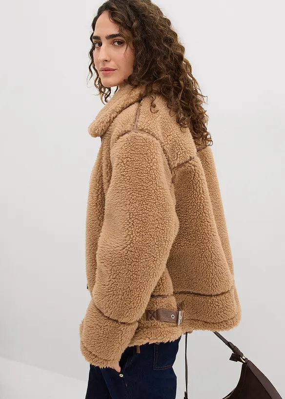 Imitatie lammy coat, bonprix
