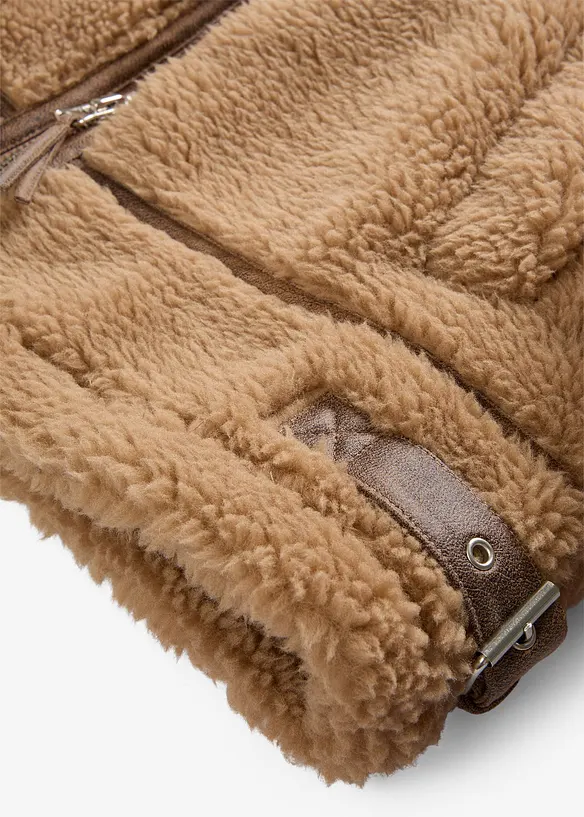 Imitatie lammy coat, bonprix