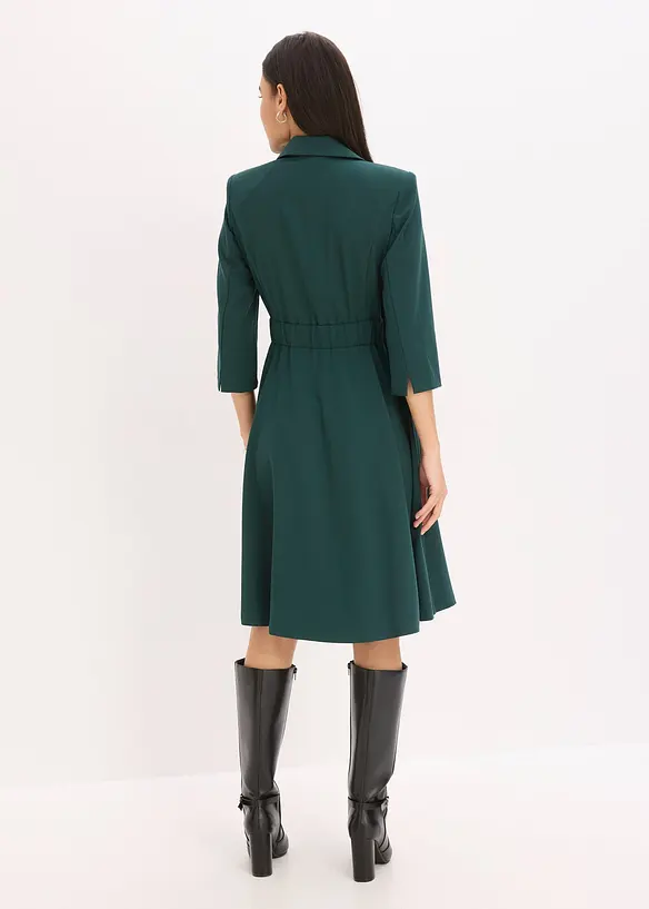 Blazerjurk met uitlopende rok, bonprix