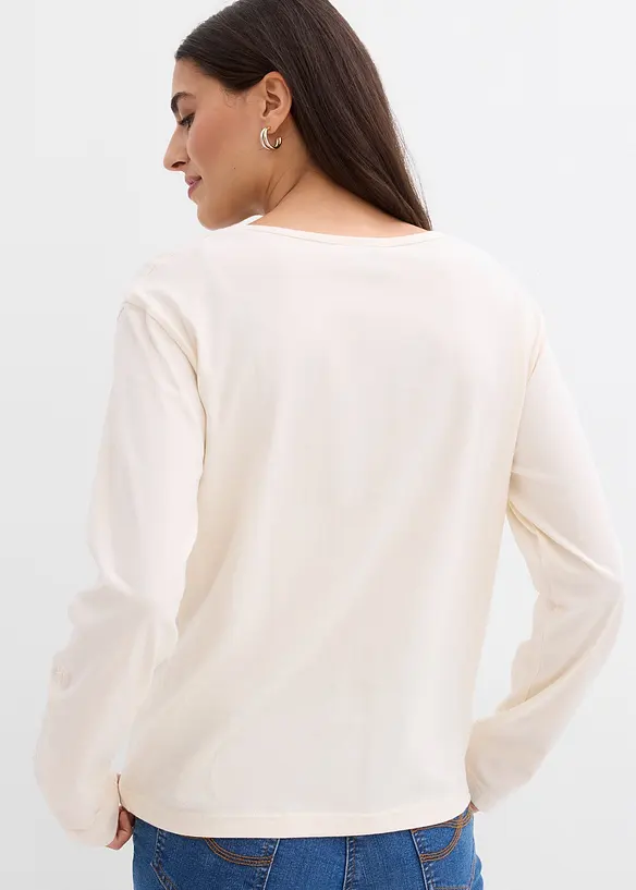 Longsleeve van biologisch katoen, bonprix