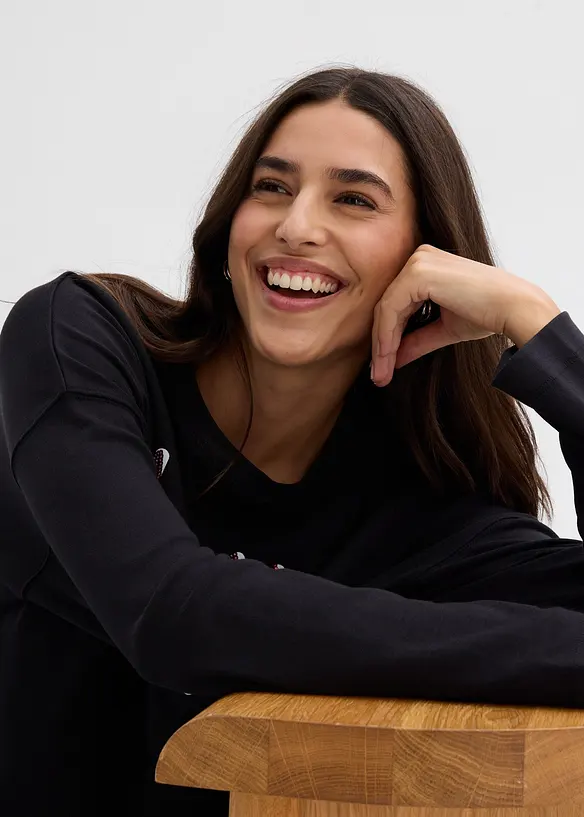 Longsleeve van puur biologisch katoen, bonprix