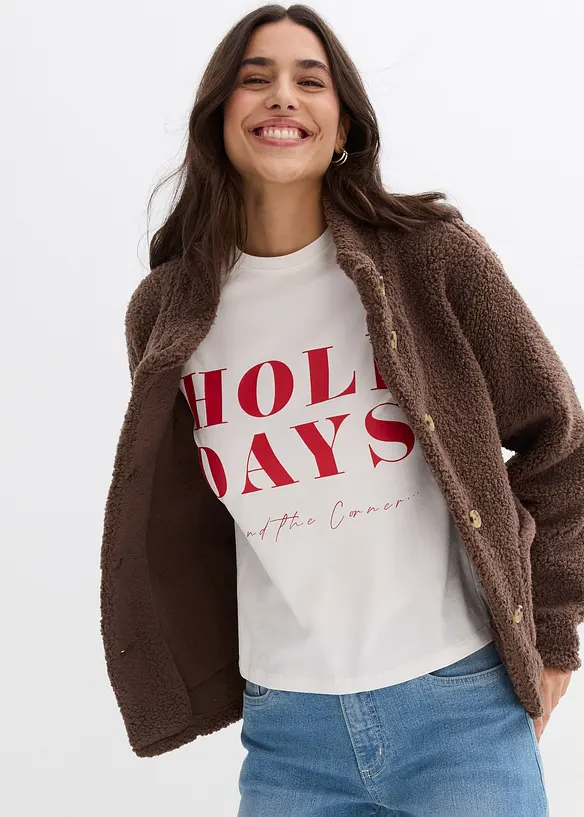 Longsleeve van een biologische katoenmix, bonprix