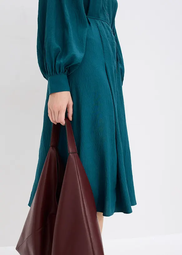 Midi-jurk met parelapplicatie, bonprix