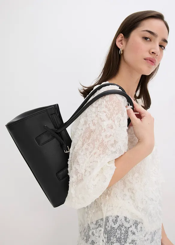 Blouse met een gestructureerd bloemmotief, bonprix