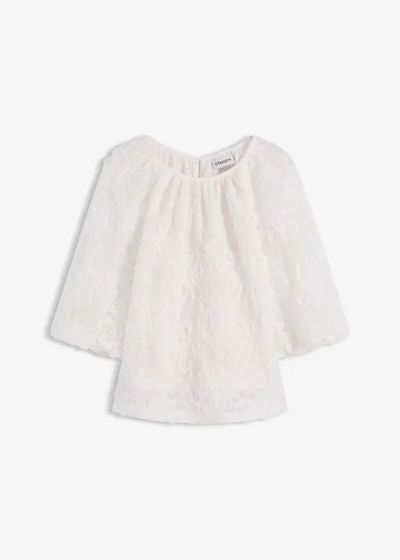 Blouse met een gestructureerd bloemmotief, bonprix