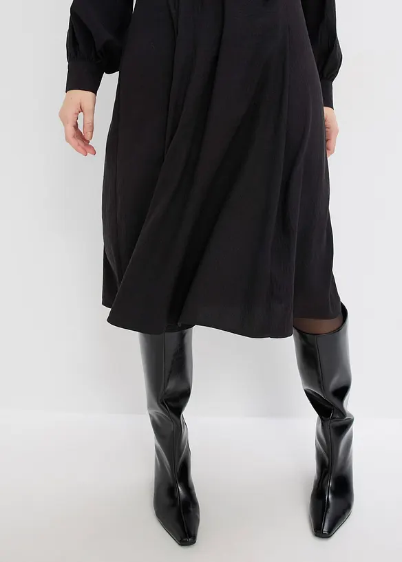 Midi-jurk met parelapplicatie, bonprix