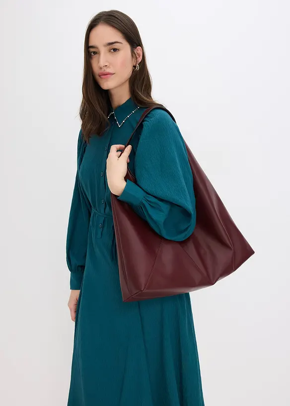 Midi-jurk met parelapplicatie, bonprix