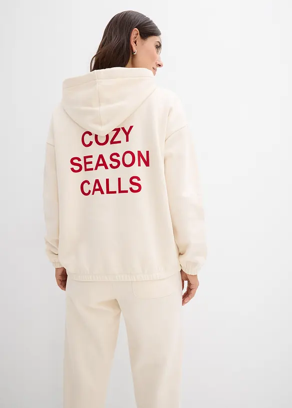 Oversized sweater van katoen, bonprix