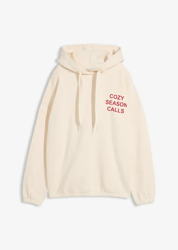 Oversized sweater van katoen, bonprix