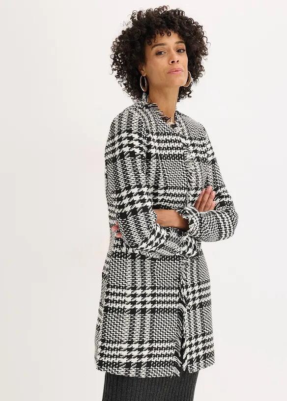 Lange blazer van bouclé, bonprix