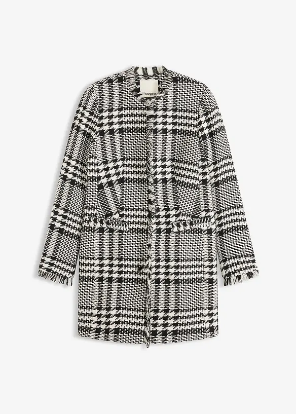 Lange blazer van bouclé, bonprix