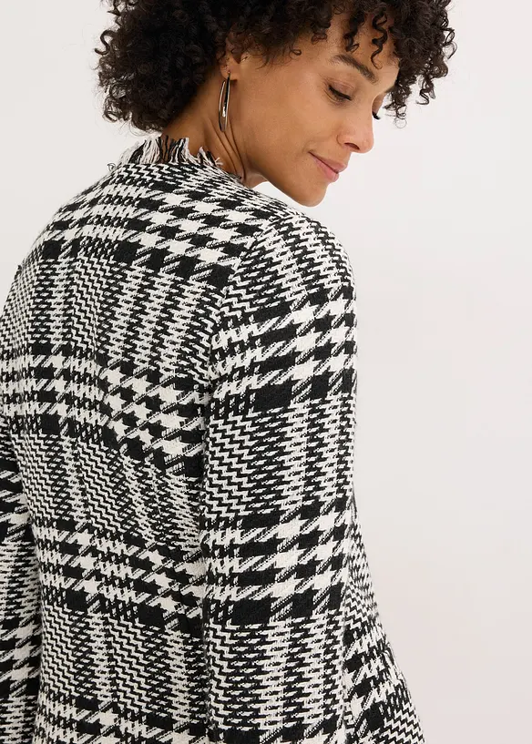 Lange blazer van bouclé, bonprix