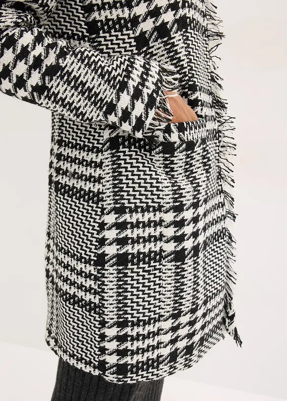 Lange blazer van bouclé, bonprix