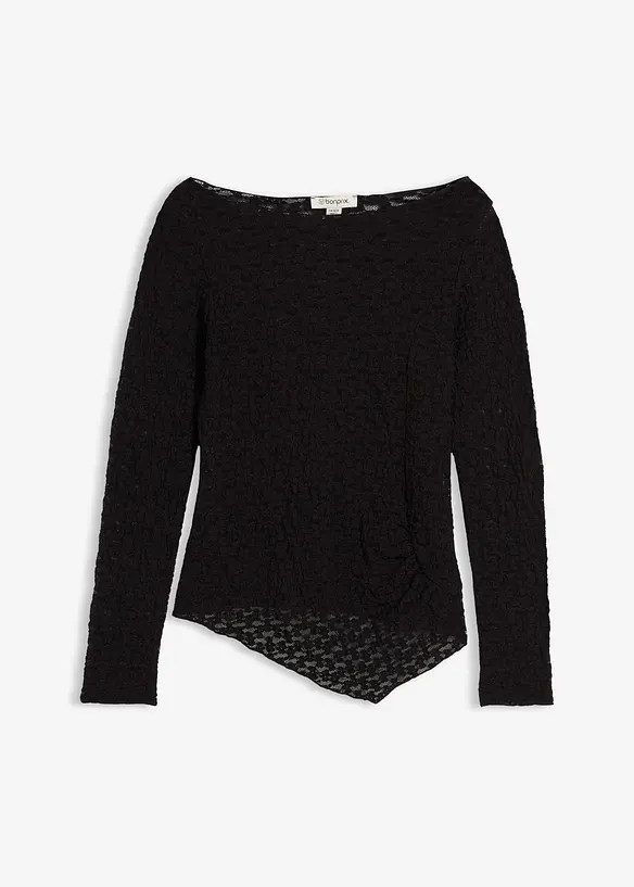 Longsleeve van kant, bonprix