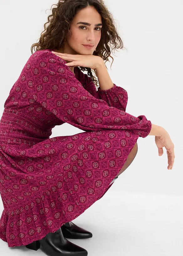 Mini jurk van soepelvallende viscose, bonprix