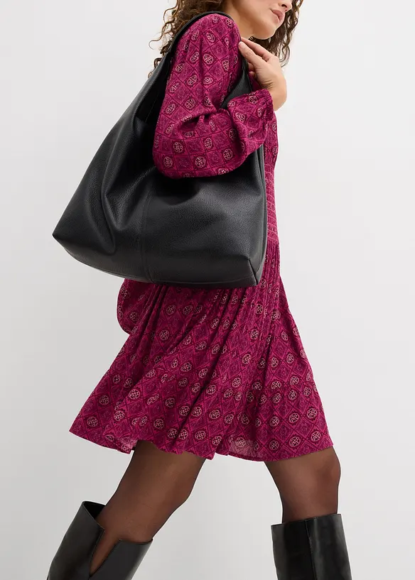 Mini jurk van soepelvallende viscose, bonprix