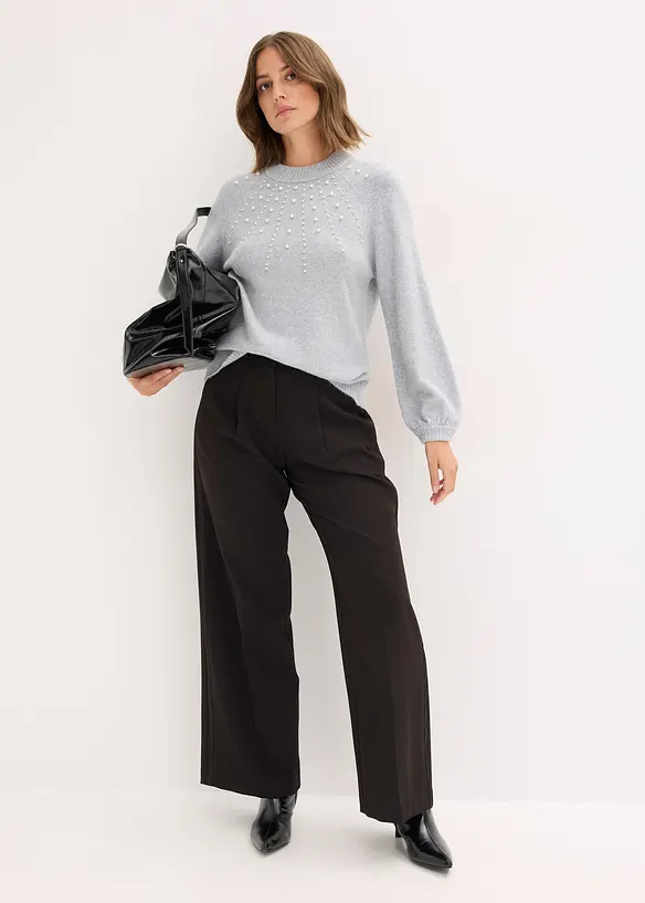 Fijngebreide trui, bonprix