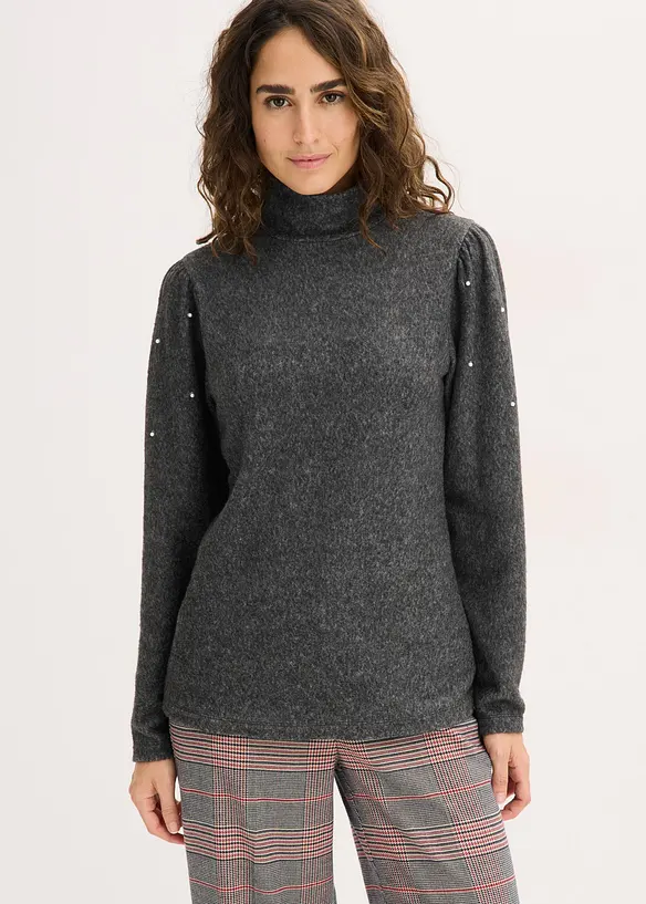 Longsleeve van een soepele viscosemix, bonprix