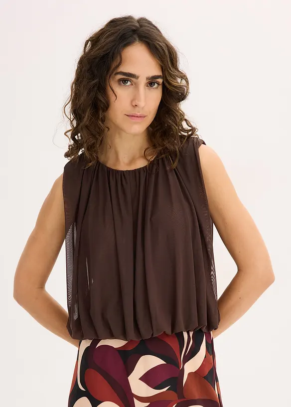 Shirt van fijn mesh, bonprix