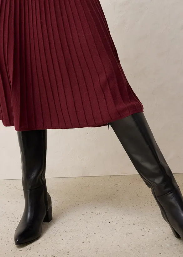 Gebreide rok met merino wol, bonprix