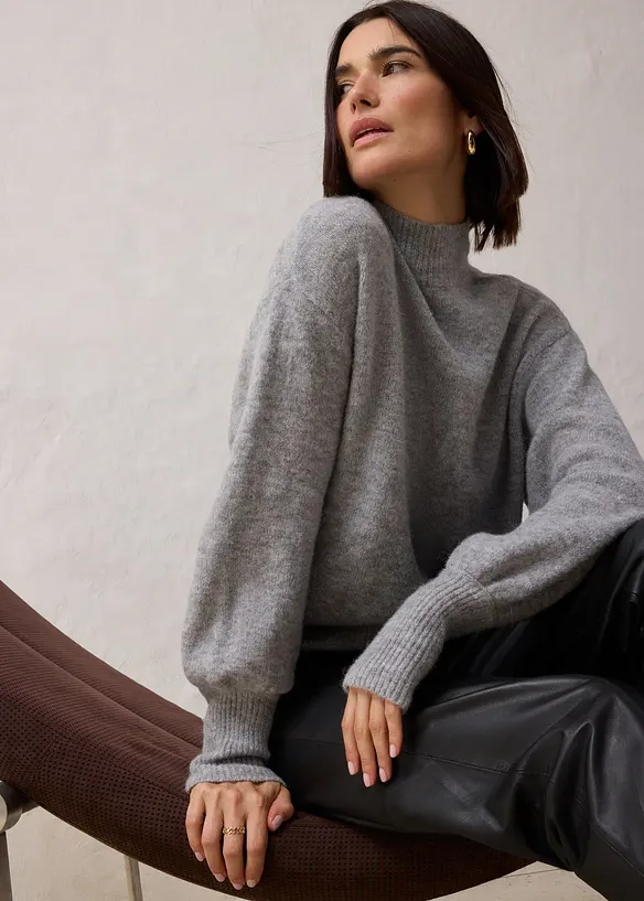 Wollen trui met alpacawol, bonprix