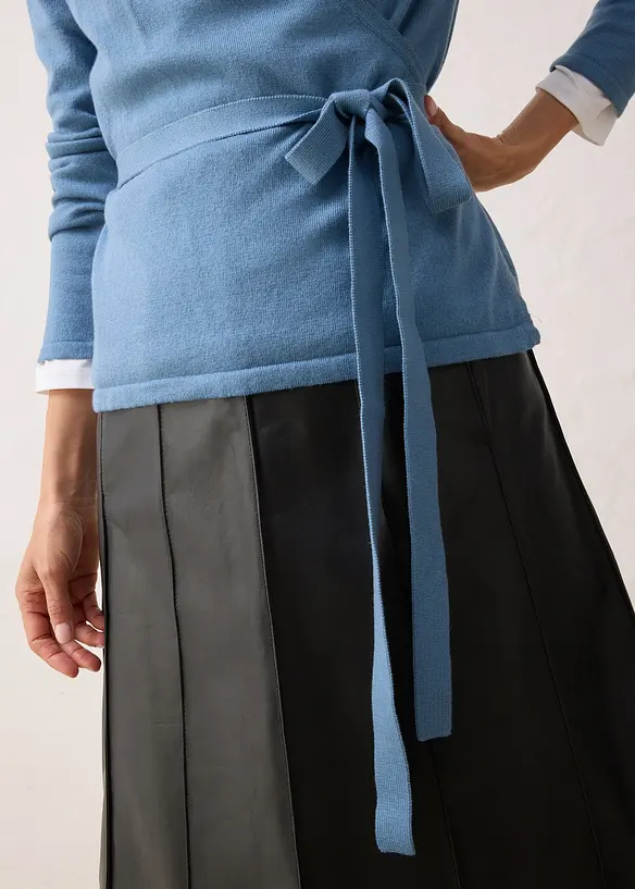 Wikkelvest met merinowol, bonprix