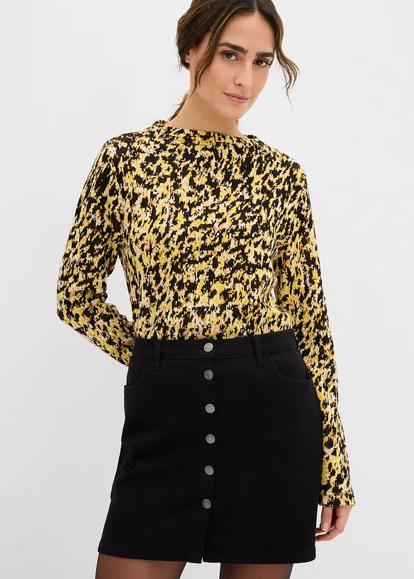 Accentuerend gebreid shirt, bonprix