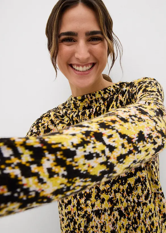 Accentuerend gebreid shirt, bonprix