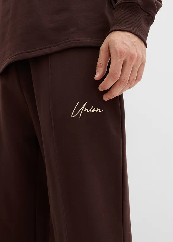 Joggingpak van katoen (2-dlg. set), loose fit, bonprix